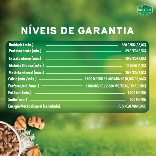 Papinha P/caes Dog Chow 85g Ad.fgo.arroz