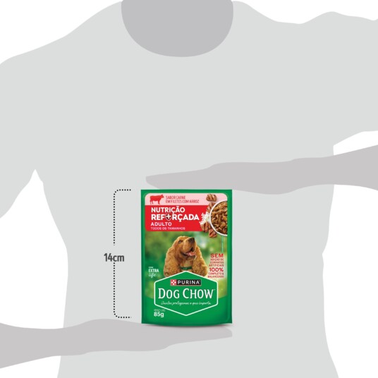 Papinha P/caes Dog Chow 85g Ad.carne Arroz