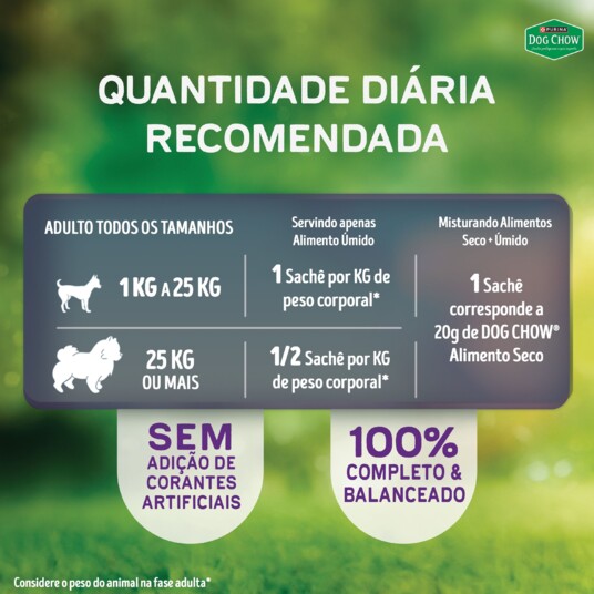 Papinha P/caes Dog Chow 85g Ad.triplopr.slm