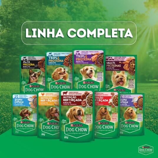 Papinha P/caes Dog Chow 85g Ad.triplopr.slm