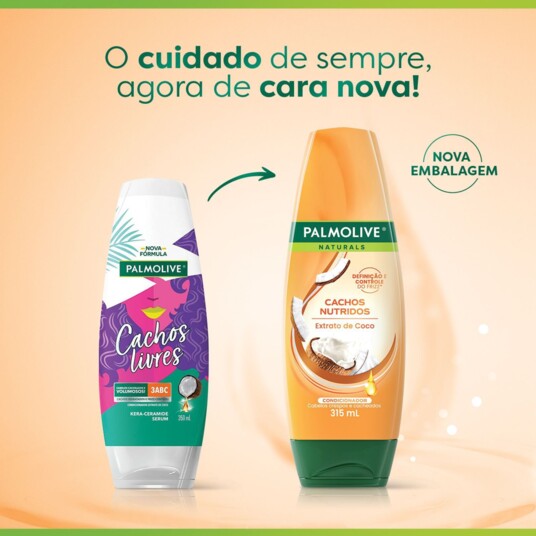 Cond.palmolive 315ml Cachos Nutridos