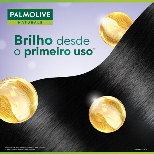 Cond.palmolive 315ml Pretos Luminoso