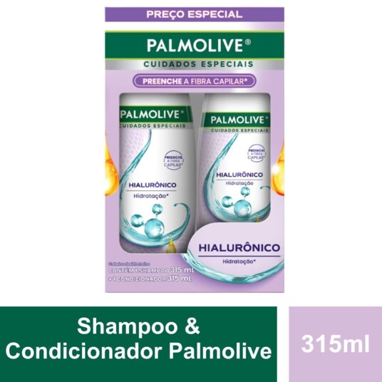 Kit Sh.+cond.palmolive 2x315ml Hialuronico