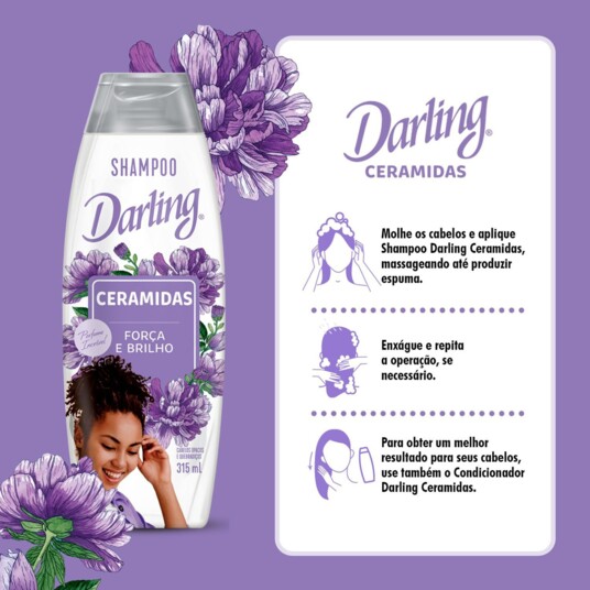 Shampoo Darling 315ml Ceramidas