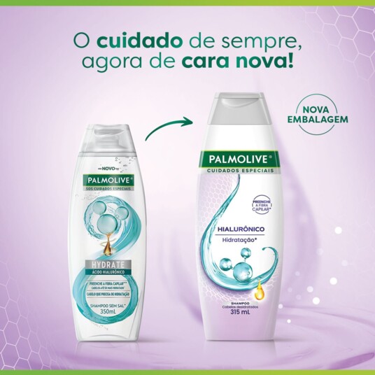 Shampoo Palmolive 315ml Hialuronico