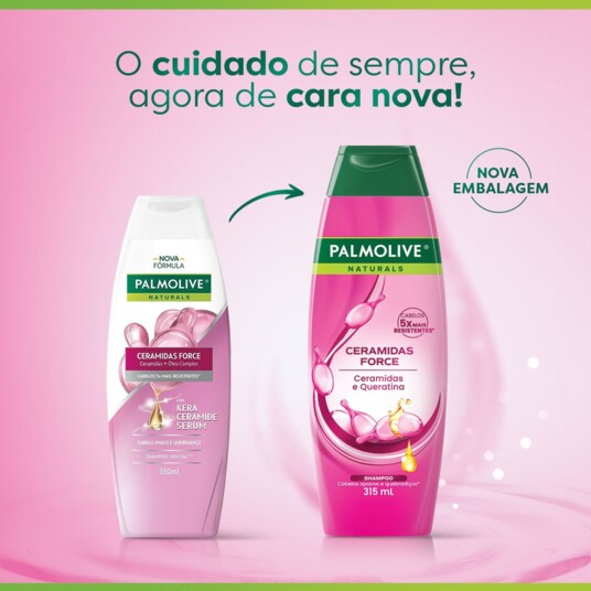 Shampoo Palmolive 315ml Ceramidas Force