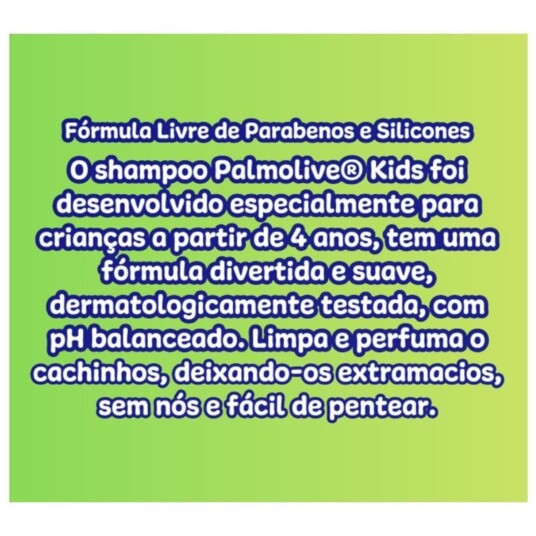 Shampoo Palmolive Kids 315ml Jacare
