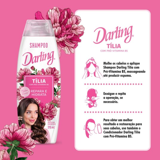 Shampoo Darling 315ml Tilia