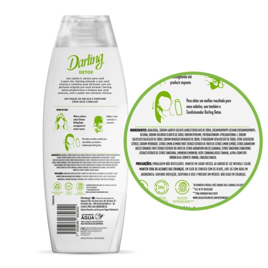 Shampoo Darling 315ml Detox