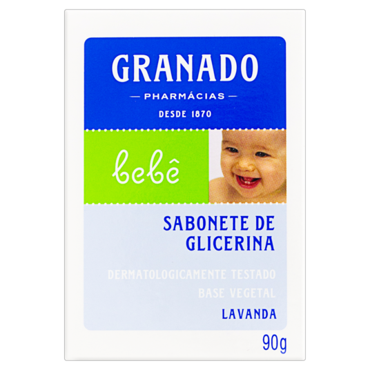 Sabonete Barra Bebe Granado 90g Lavanda