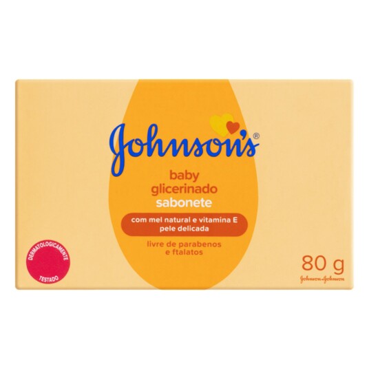 Sabonete Barra Baby Johnsons 80g Glicerina