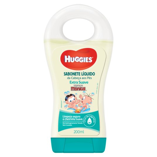 Sabonete Liq.huggies 200ml Extra Suave