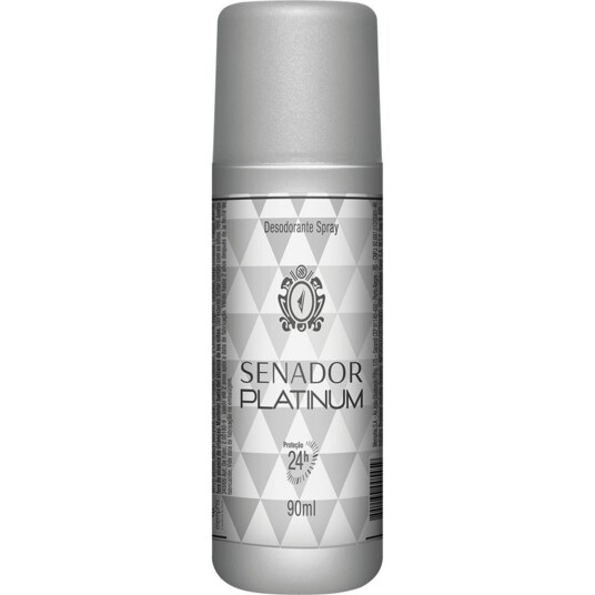 Desod.spray Senador 90ml Plantinum