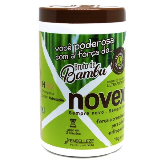 Creme de Tratamento Novex 1kg Broto de Bambu
