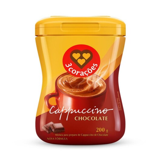 Cafe 3 Coracoes 200g Cappucc.chocola