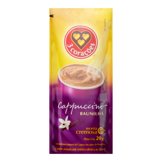 Cafe 3 Coracoes 20g Cappucc.baunilh