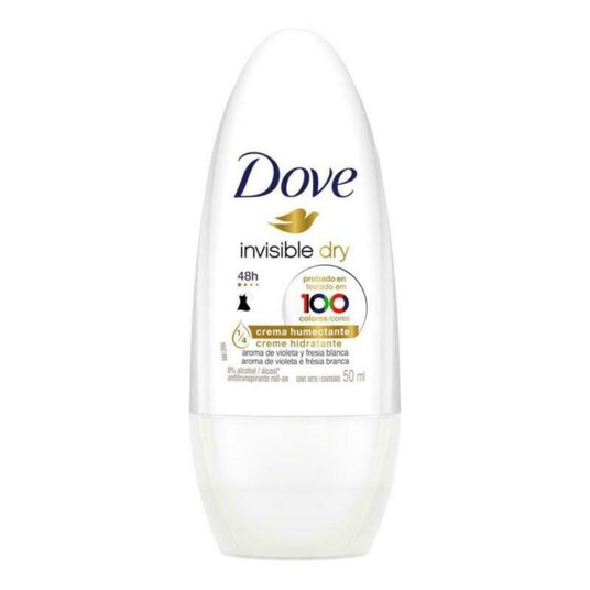 Desod.roll-on Dove 50ml Invisible