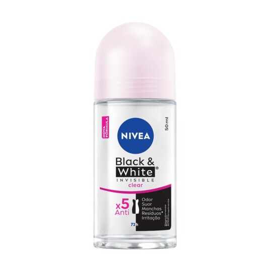 Desod.roll-on Nivea 50ml Black White