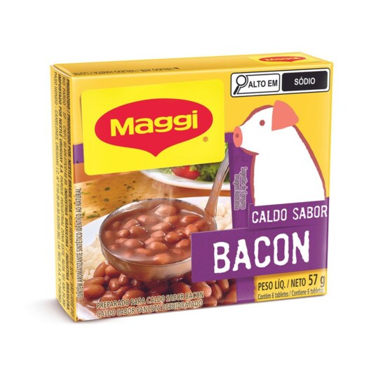 Caldo Maggi 57g Bacon