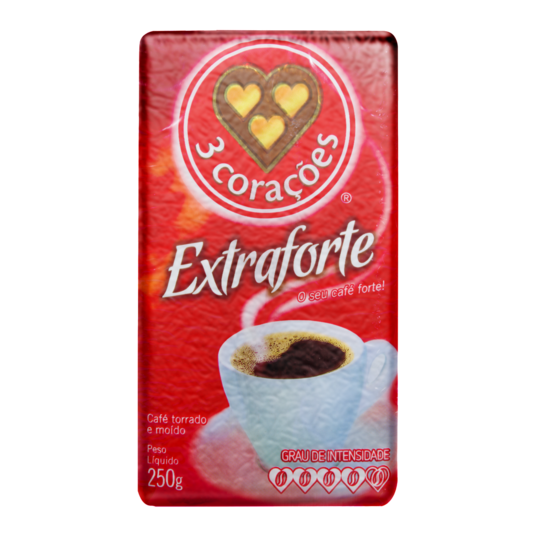 Cafe 3 Coracoes 250g Vacuo Ext.forte