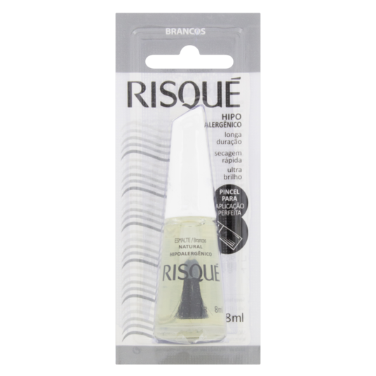 Esmalte Risque 8ml Incolor Cremoso