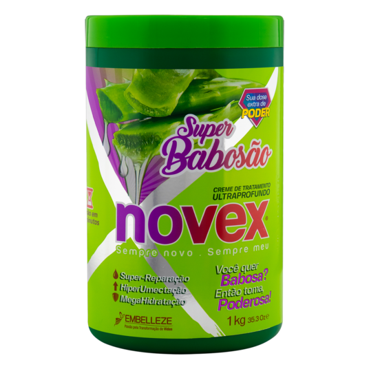 Creme de Tratamento Novex 1kg Super Babosao