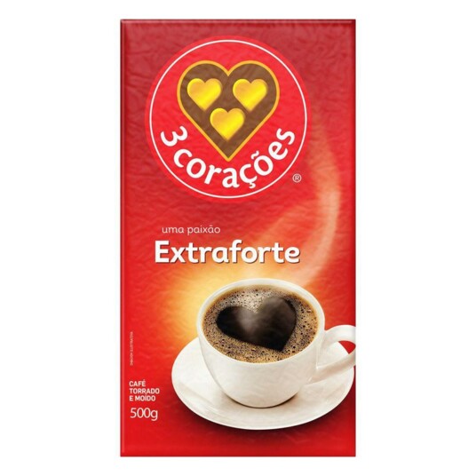 Cafe 3 Coracoes 500g Vacuo Ext.forte