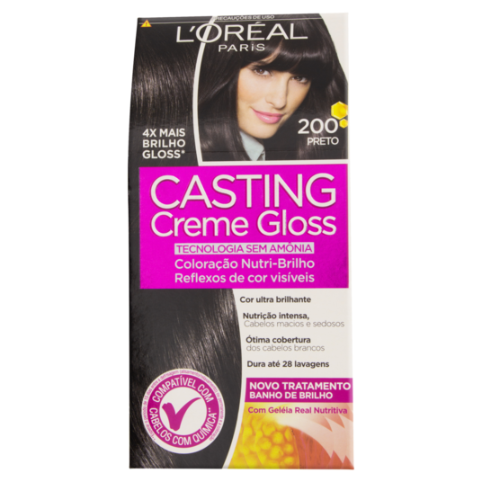 Tintura Casting C.gloss Loreal Un 2.0 Preto