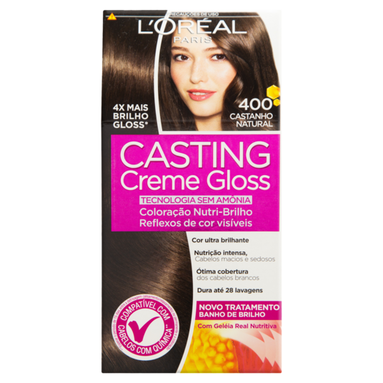 Tintura Casting C.gloss Loreal Un 400 Cas.natur.