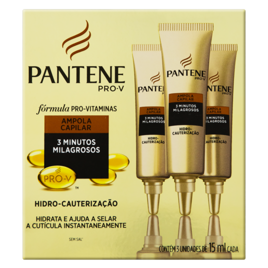Ampola de Trat.pantene 3x15ml 3 Minutos Milag