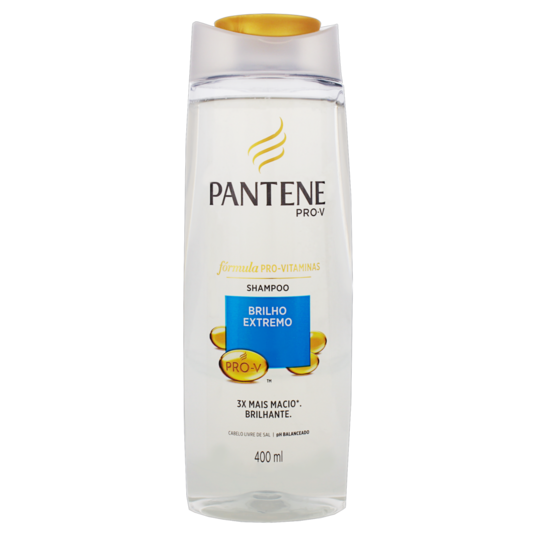 Shampoo Pantene 400ml Brilho Extemo
