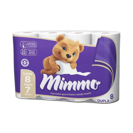 Papel Hig.f.dupla Mimmo 30m 12un Neutro