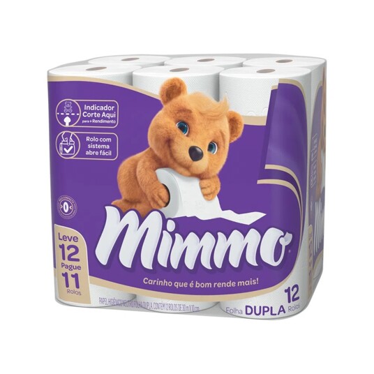 Papel Hig.f.dupla Mimmo 30m 12un Neutro