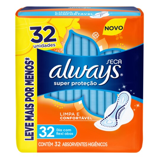 Abs.always 32un Bas.seca C/abas