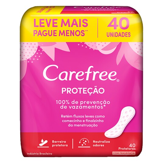 Prot.diario Carefree 40un Orig.c/perfume