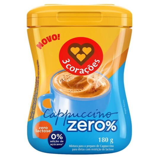 Cappuccino 3 Coracoes 180g Balance Pote
