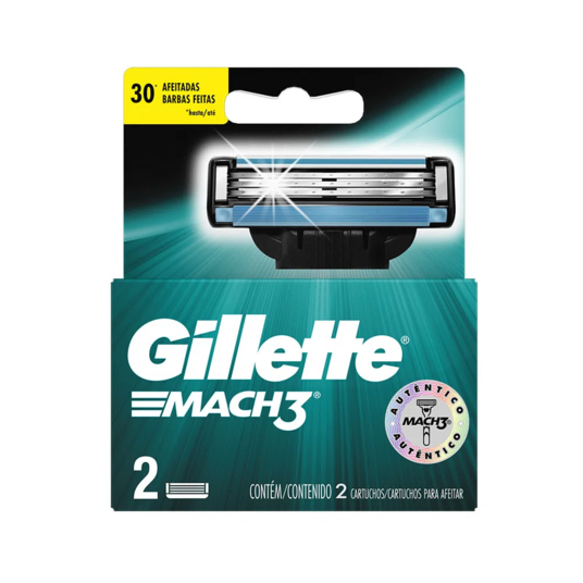 Carga Gillette Mach3 C/2