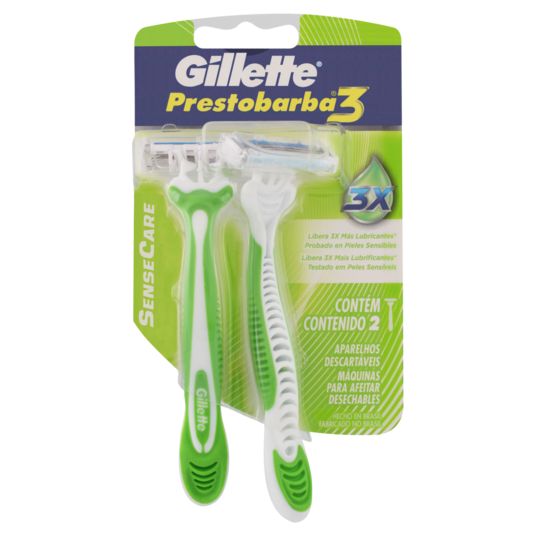 Aparelho de Barbear Gillette 2un Sense Care