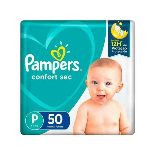 Fralda Desc.pampers Confort Sec 50 Un P