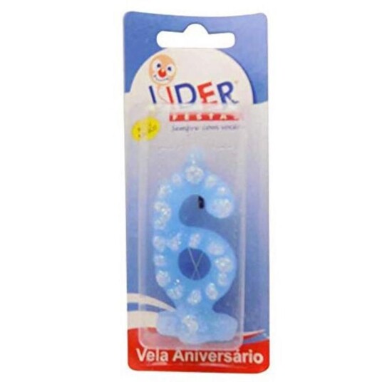 Vela Lider Un Azul N-6