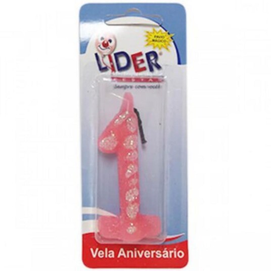Vela Lider Un Rosa N-1