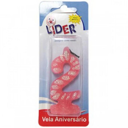 Vela Lider Un Rosa N-2