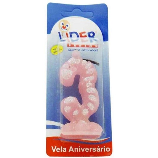 Vela Lider Un Rosa N-3