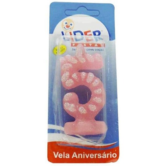 Vela Lider Un Rosa N-5