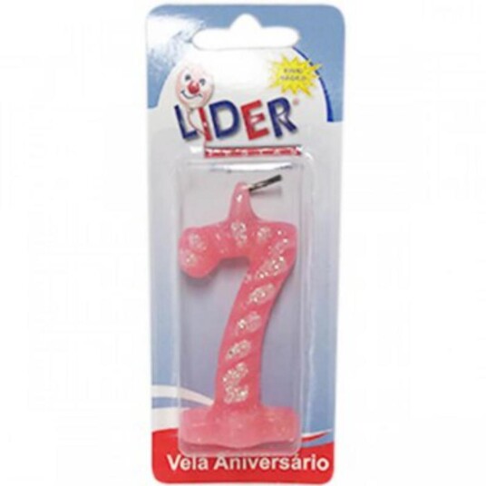 Vela Lider Un Rosa N-7