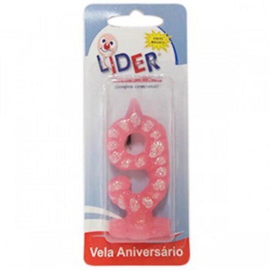Vela Lider Un Rosa N-9