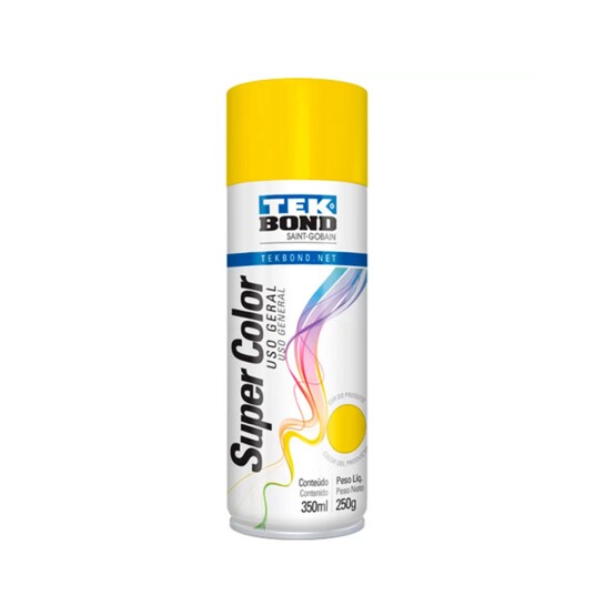 Tinta Spray Tekbond 350ml Amarelo Uso Ger
