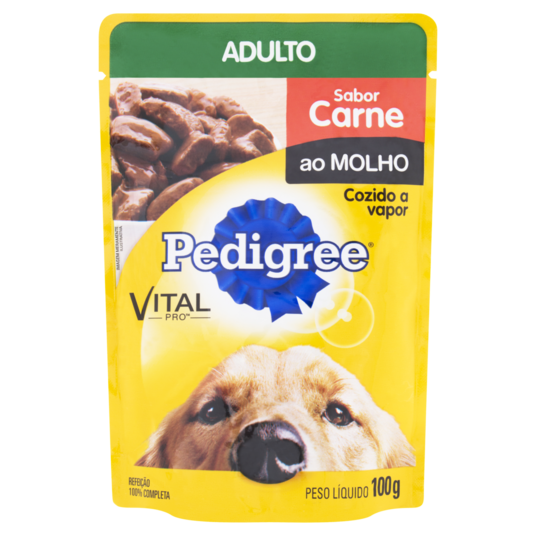 Racao Pedigree 100g Carne Adulto