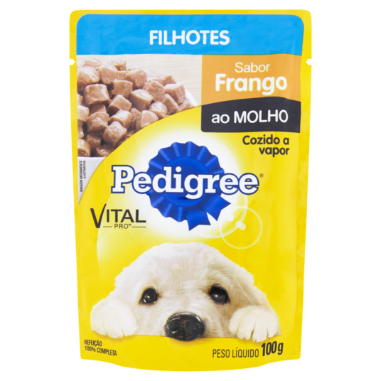 Racao Pedigree 100g Filh.fgo Ao Mol