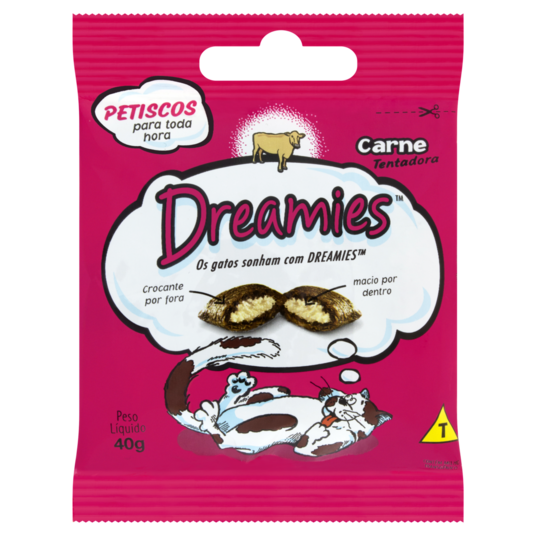 Racao Dreamies Whiskas 40g Carne